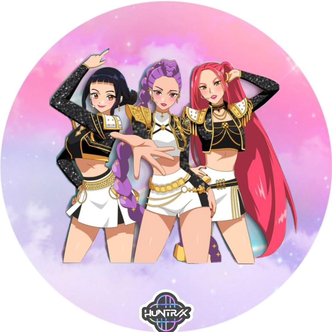 K- POP Demon Hunters dessin gold
