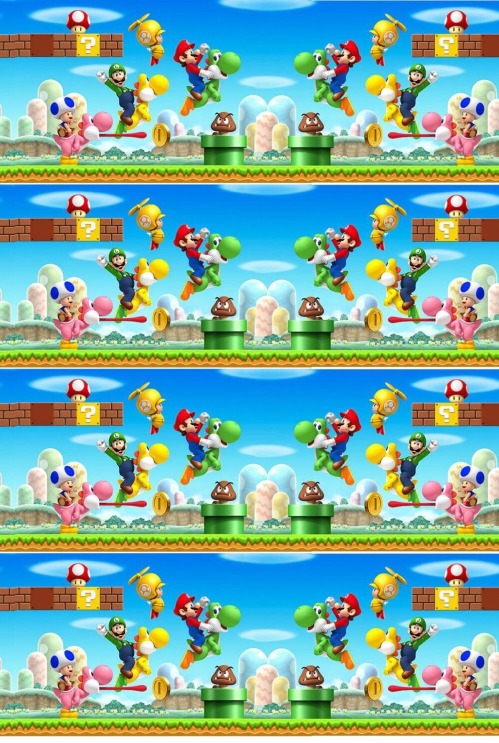 contour de gateau Mario