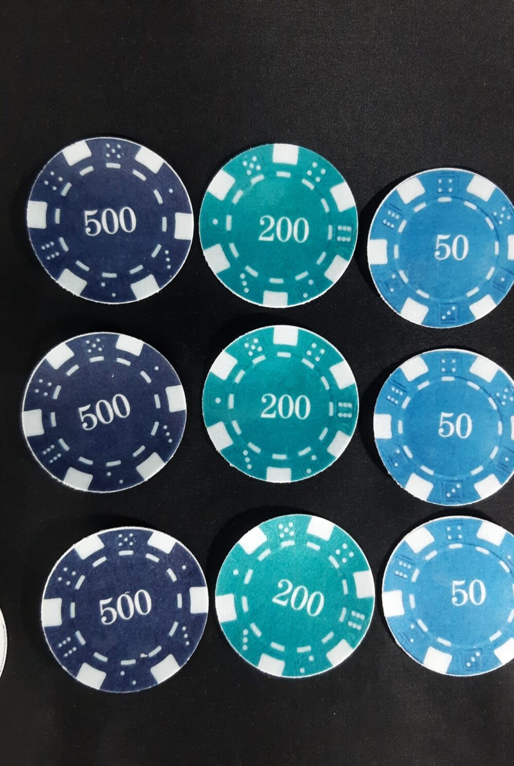 Poker disques cupcake