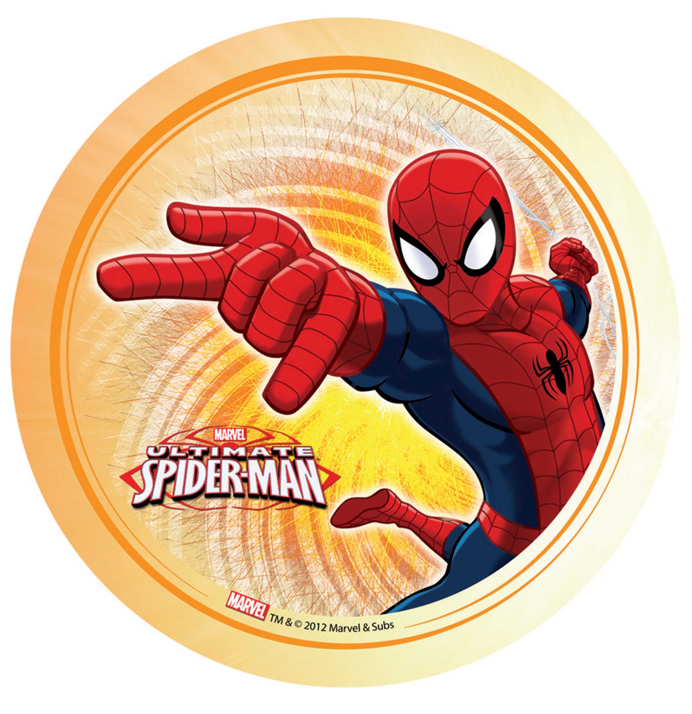 Spiderman jaune* 20 cm