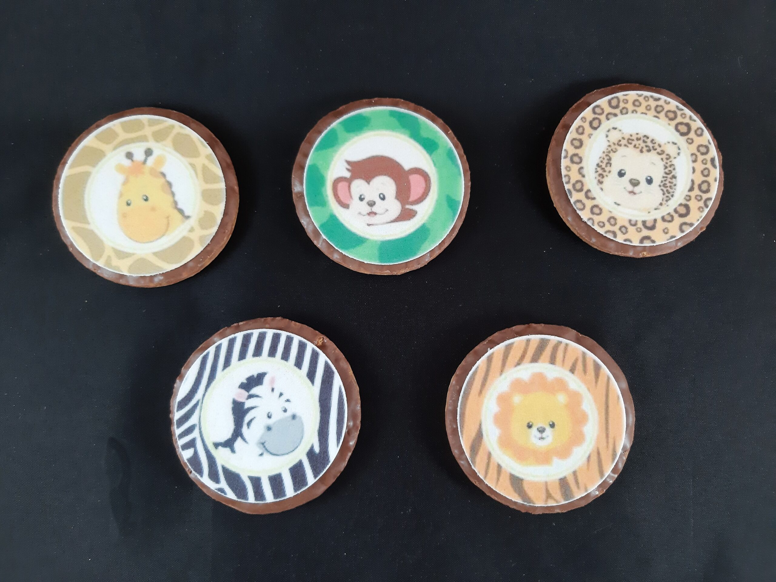 animaux de la jungle disques cupcake - Image 3