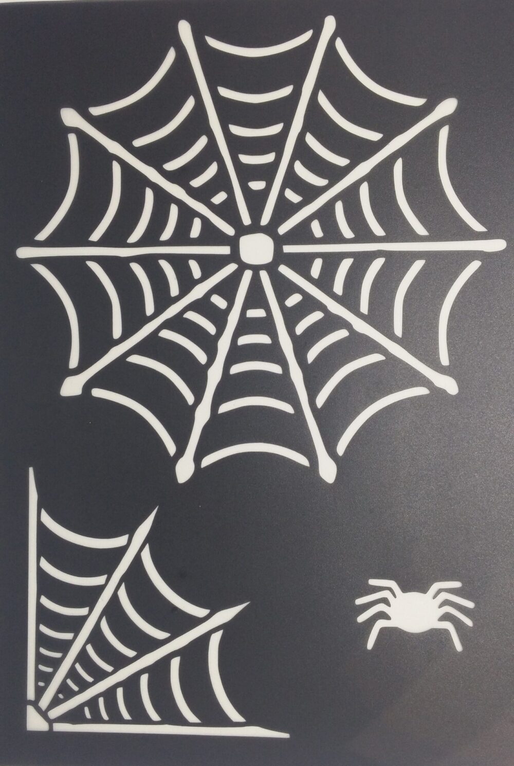 toile d'araignée pochoir/ stencil gâteau