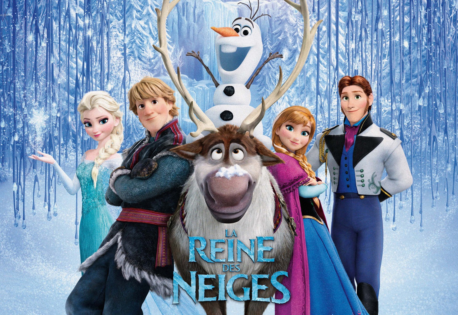 reine des neiges 1 flocons A4