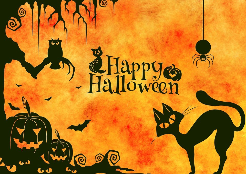 Happy Halloween chat A4