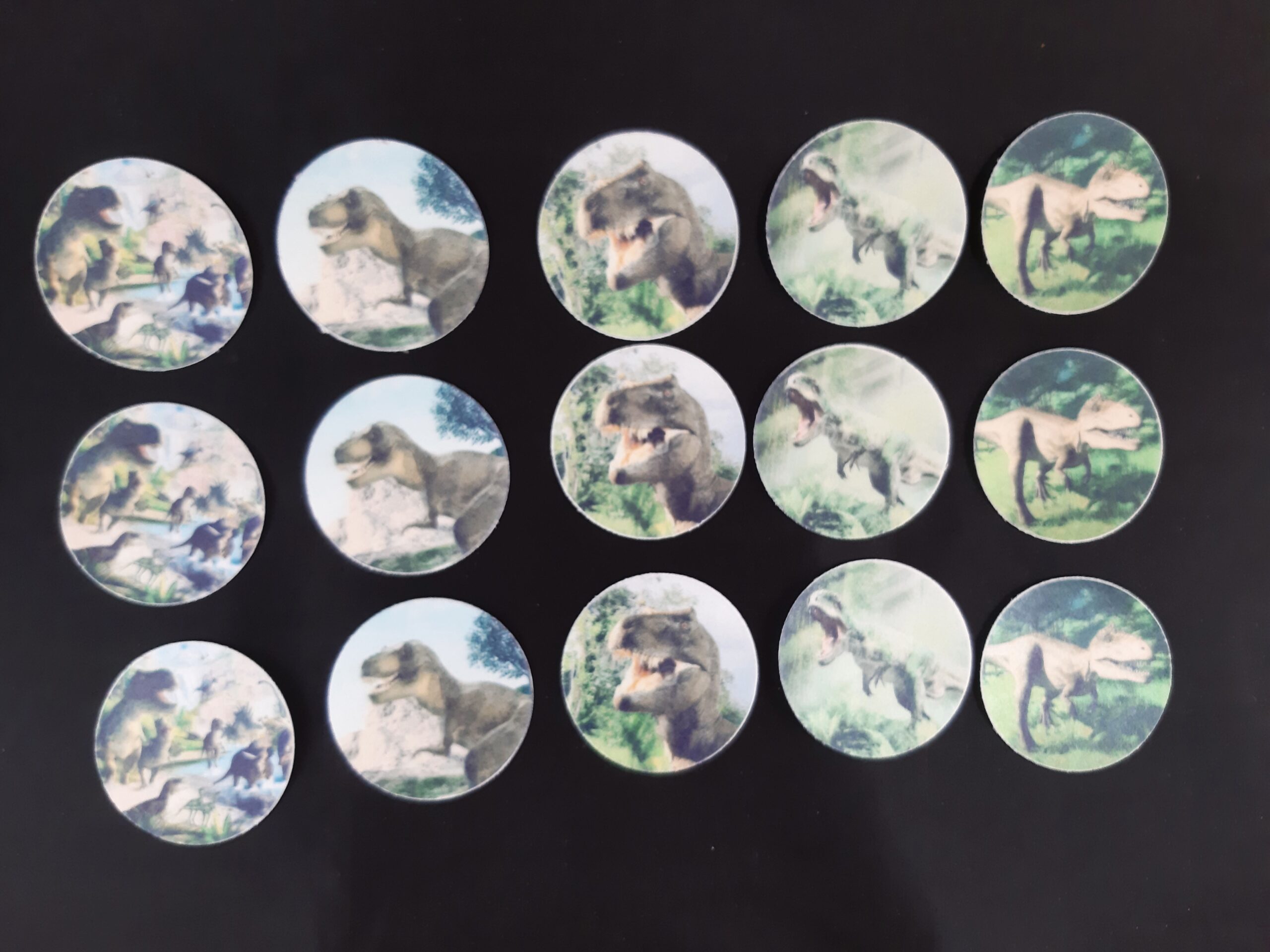 dinosaures Jurassic disques cupcake