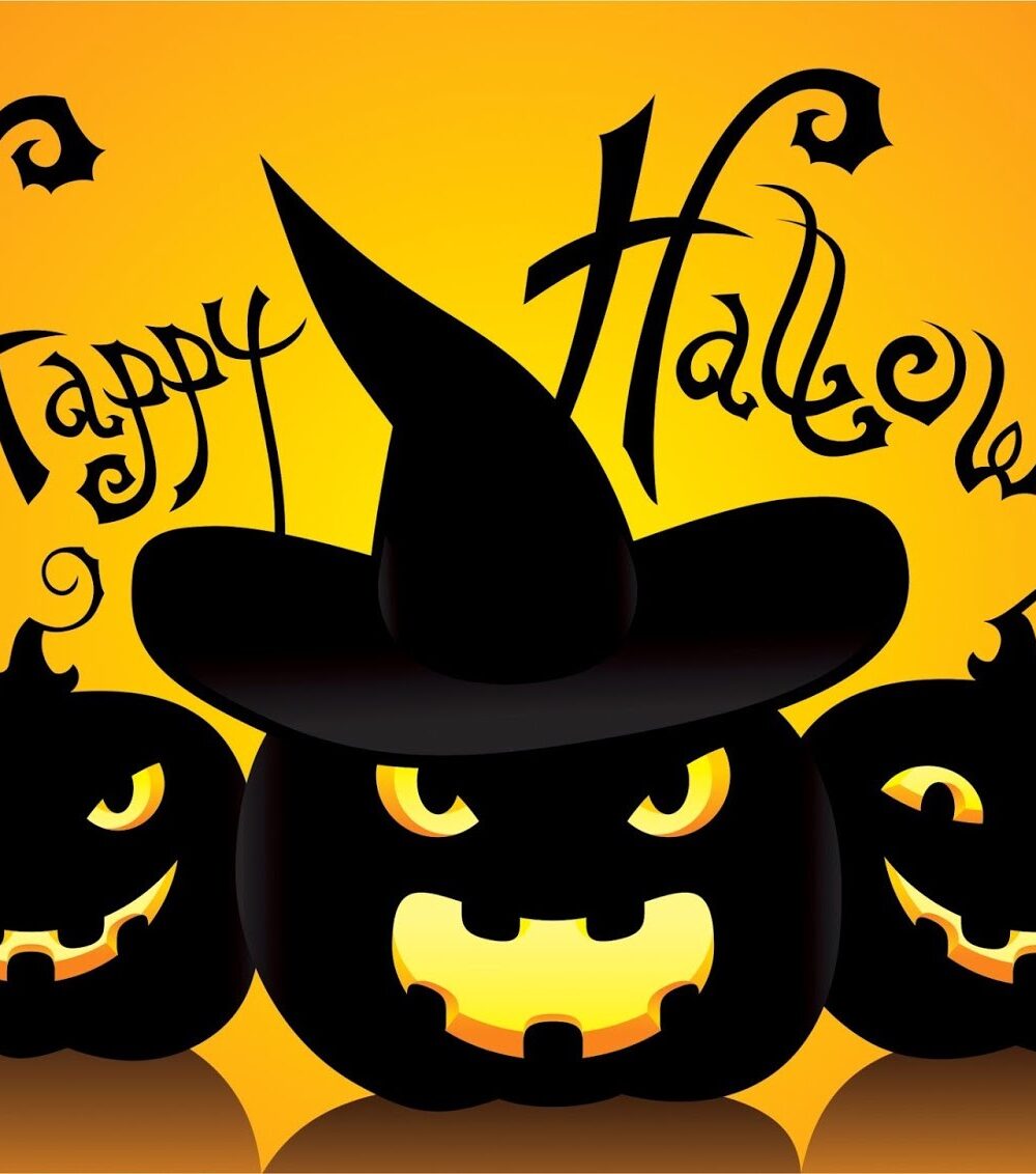Happy Halloween citrouille A4