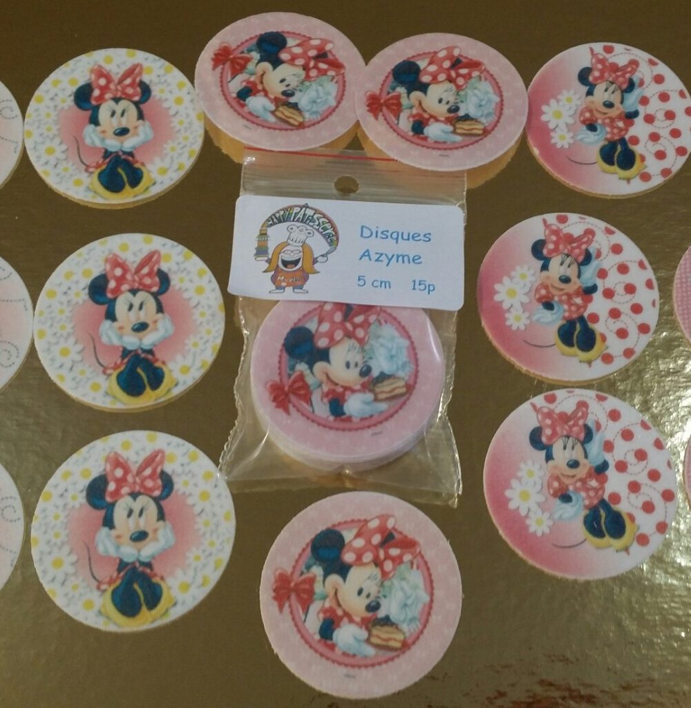 Minnie disques cupcake