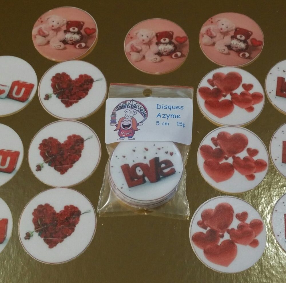love disque cupcake