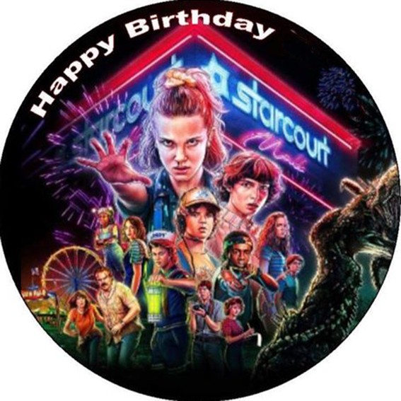 stranger things happy birthday
