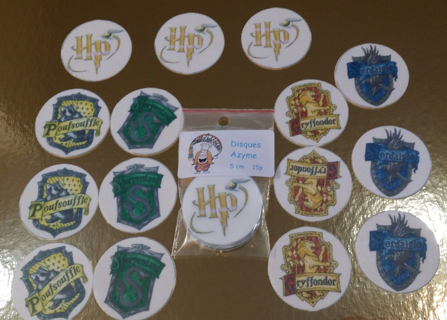 Harry Potter disques cupcake
