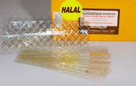 gélatine de boeuf en feuille - Runder gelatine blaadjes