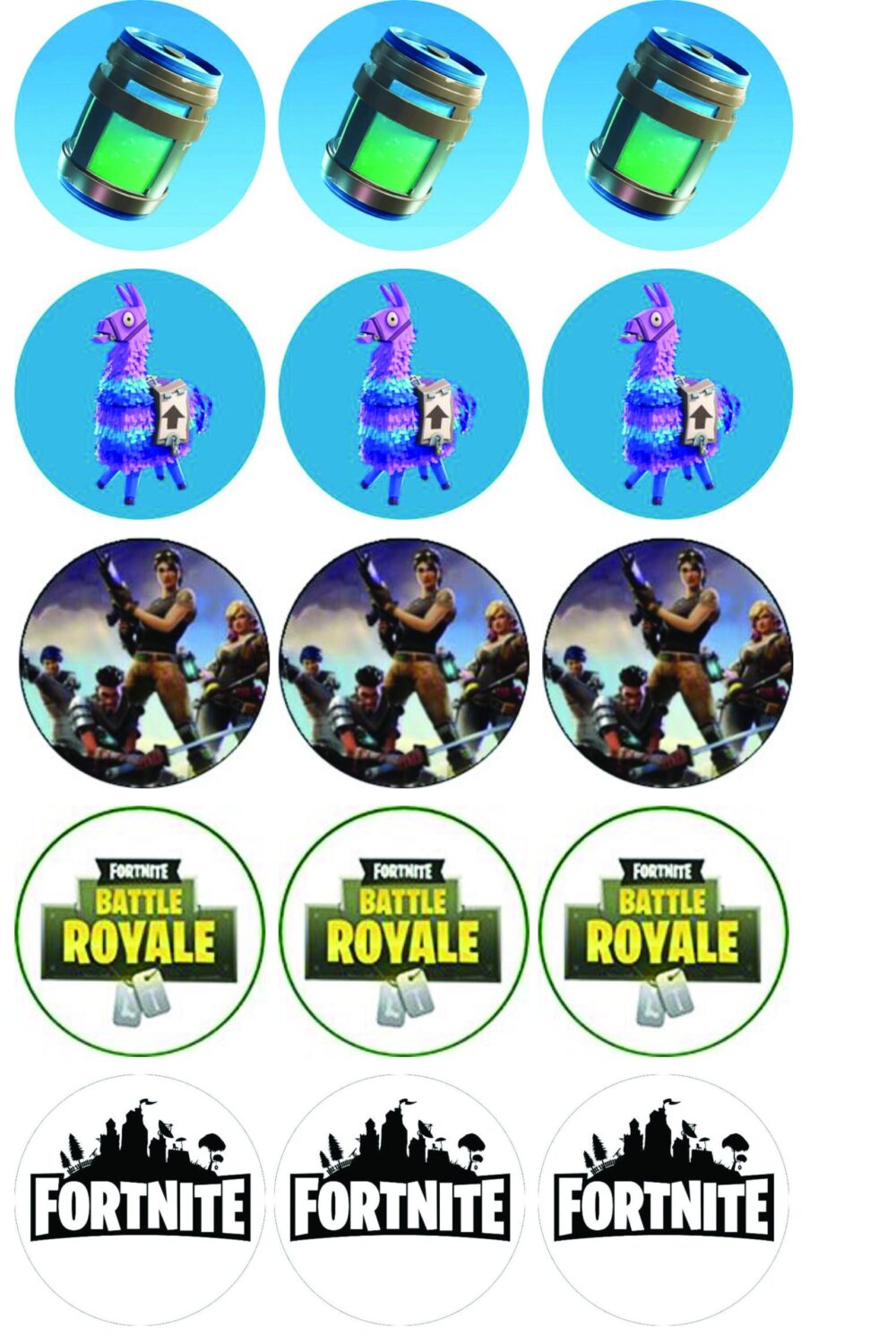 disques cupcake Fortnite