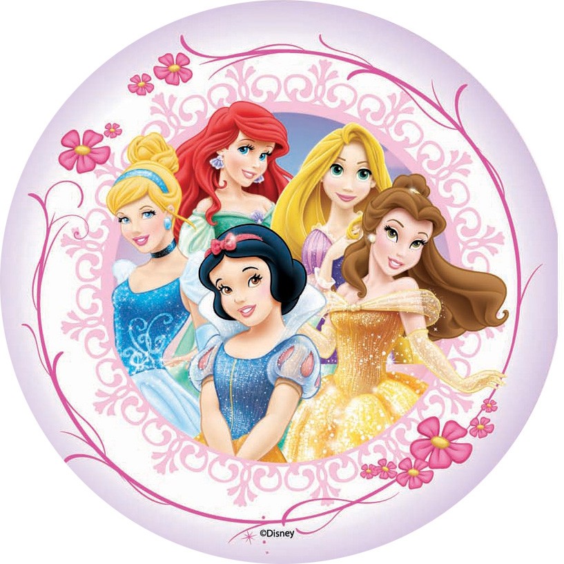 Princesses contour fleuri