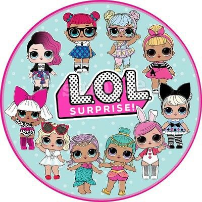 Lol doll fond bleu 20 cm azyme
