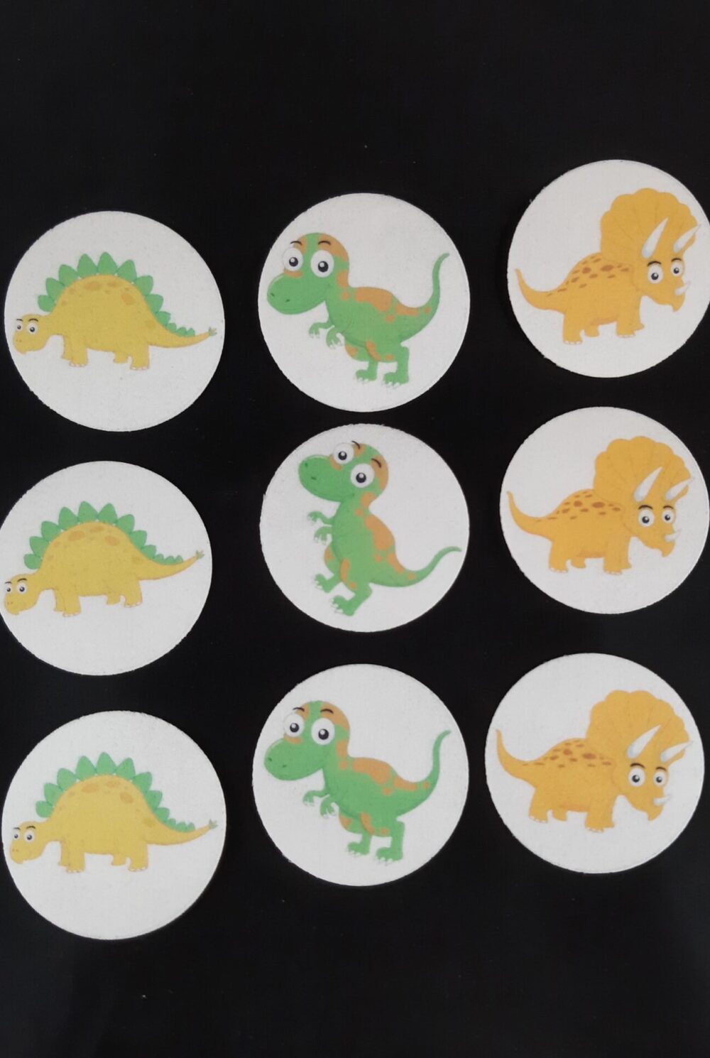 dinosaures enfant disques cupcake