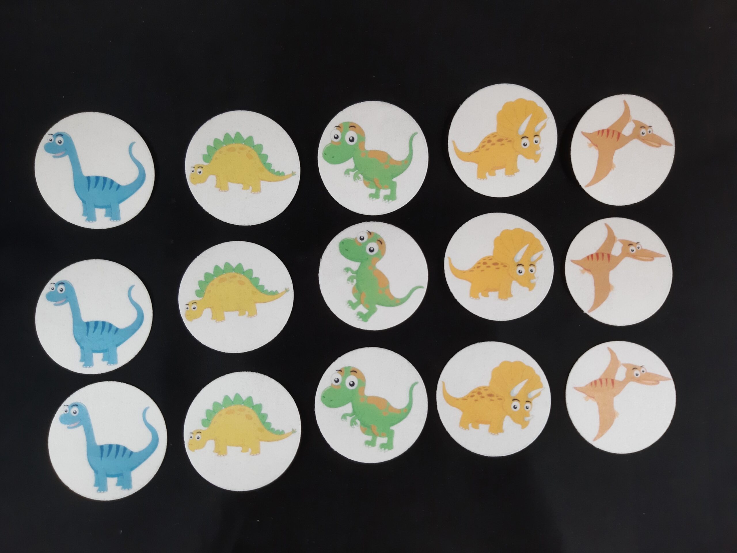 dinosaures enfant disques cupcake