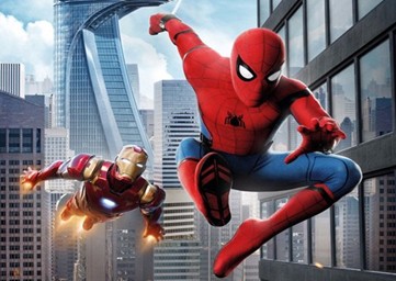 Avengers Iron man & Spiderman A4.