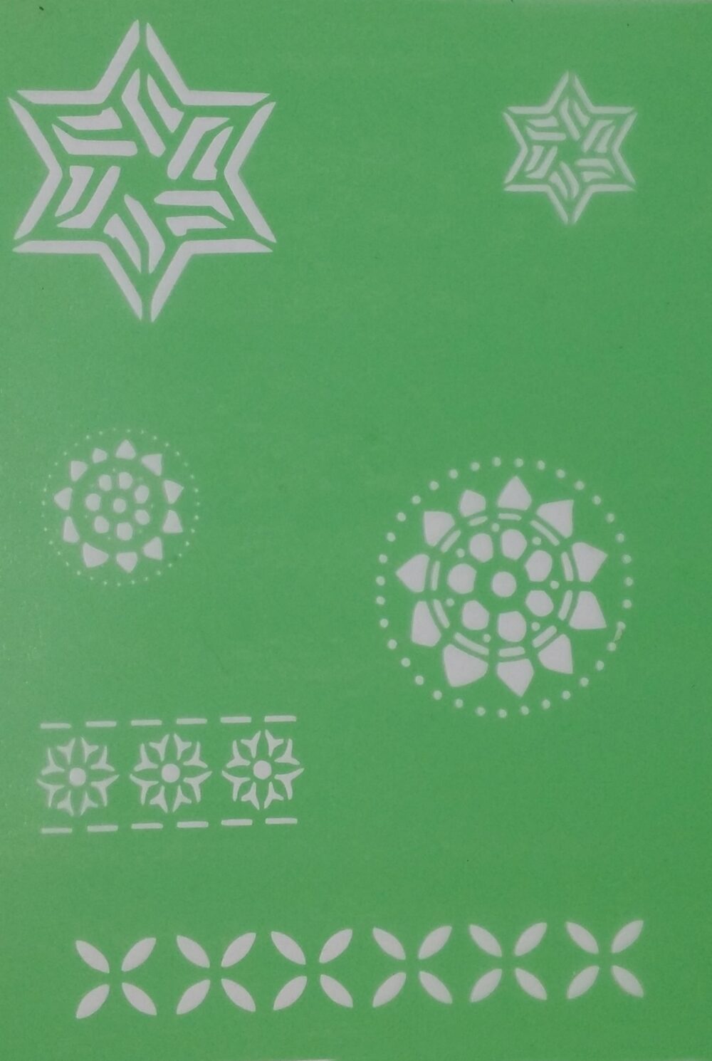 Mandala pochoir / stencil
