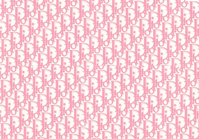Feuille A4 Dior rose
