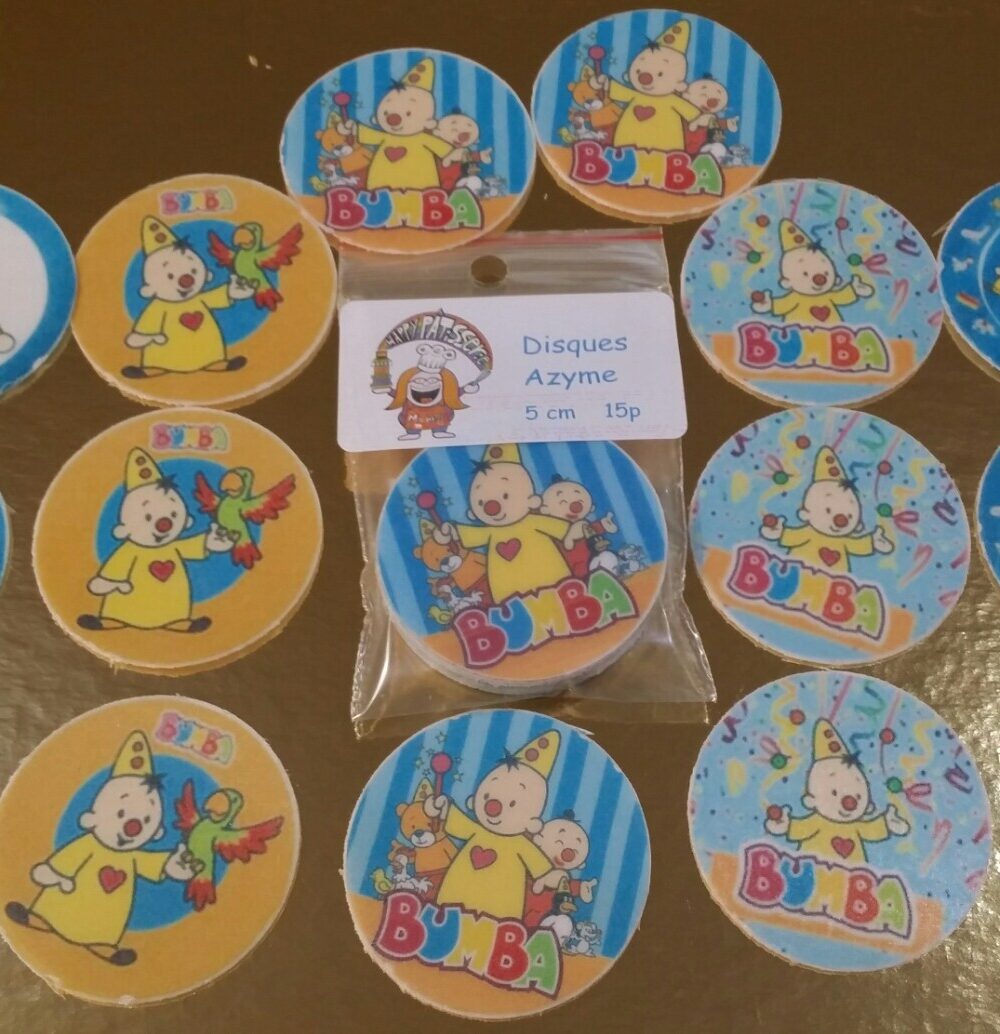 Clown Bumba disques cupcake