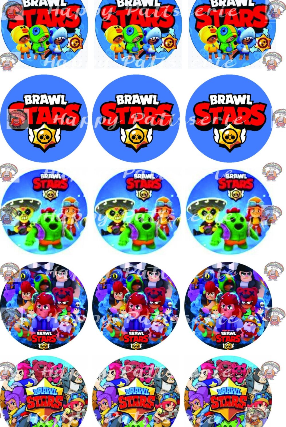 Disques cupcake brawl stars