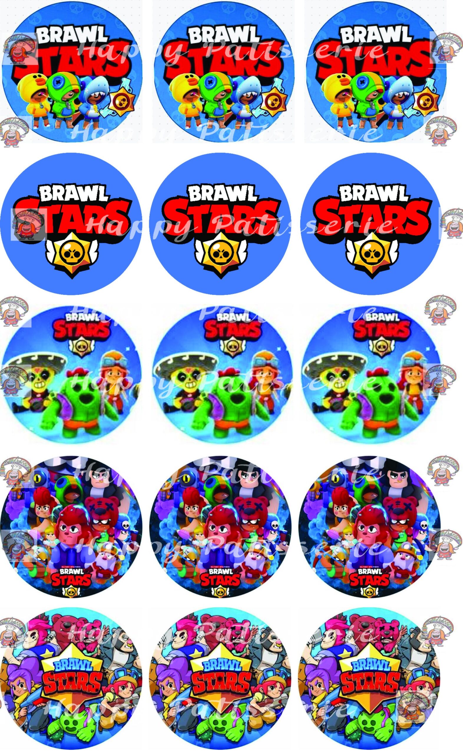 Disques cupcake brawl stars