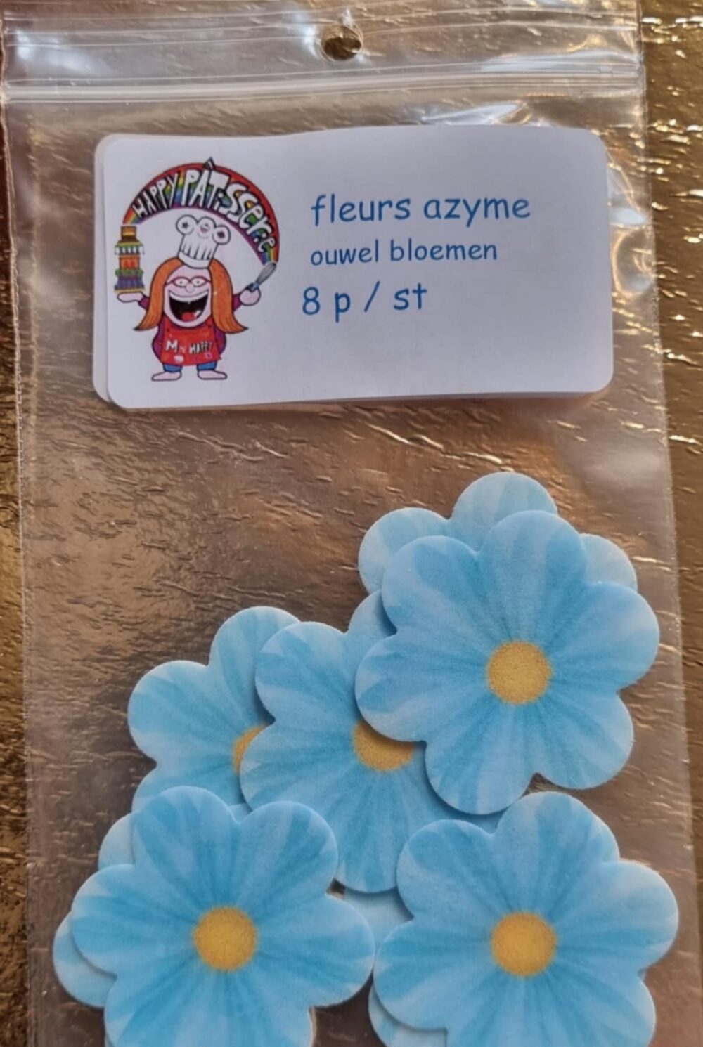 fleurs bleues ou roses