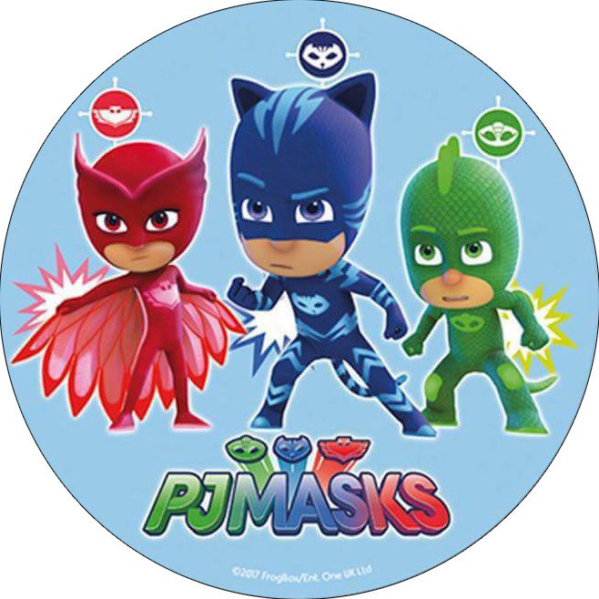 Pjmask bleu clair 20 cm