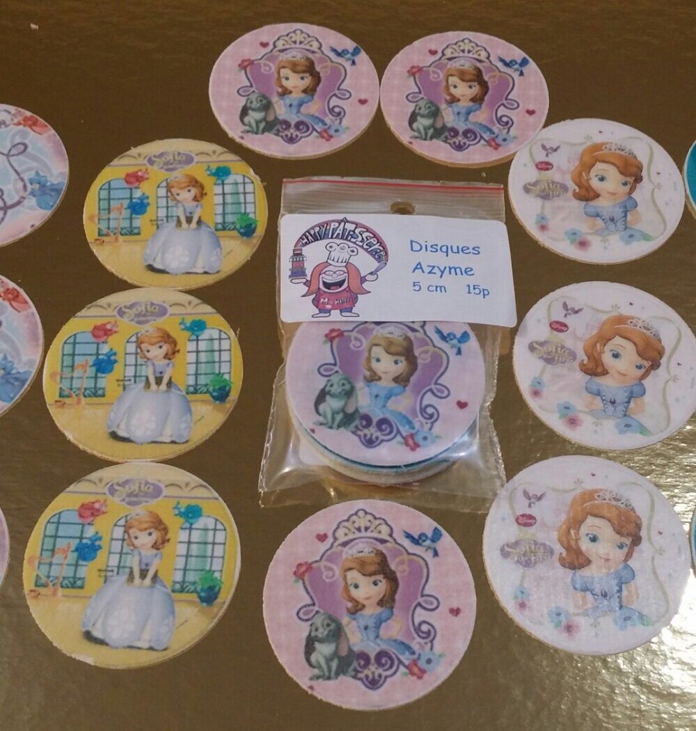Princesse Sofia disque cupcake