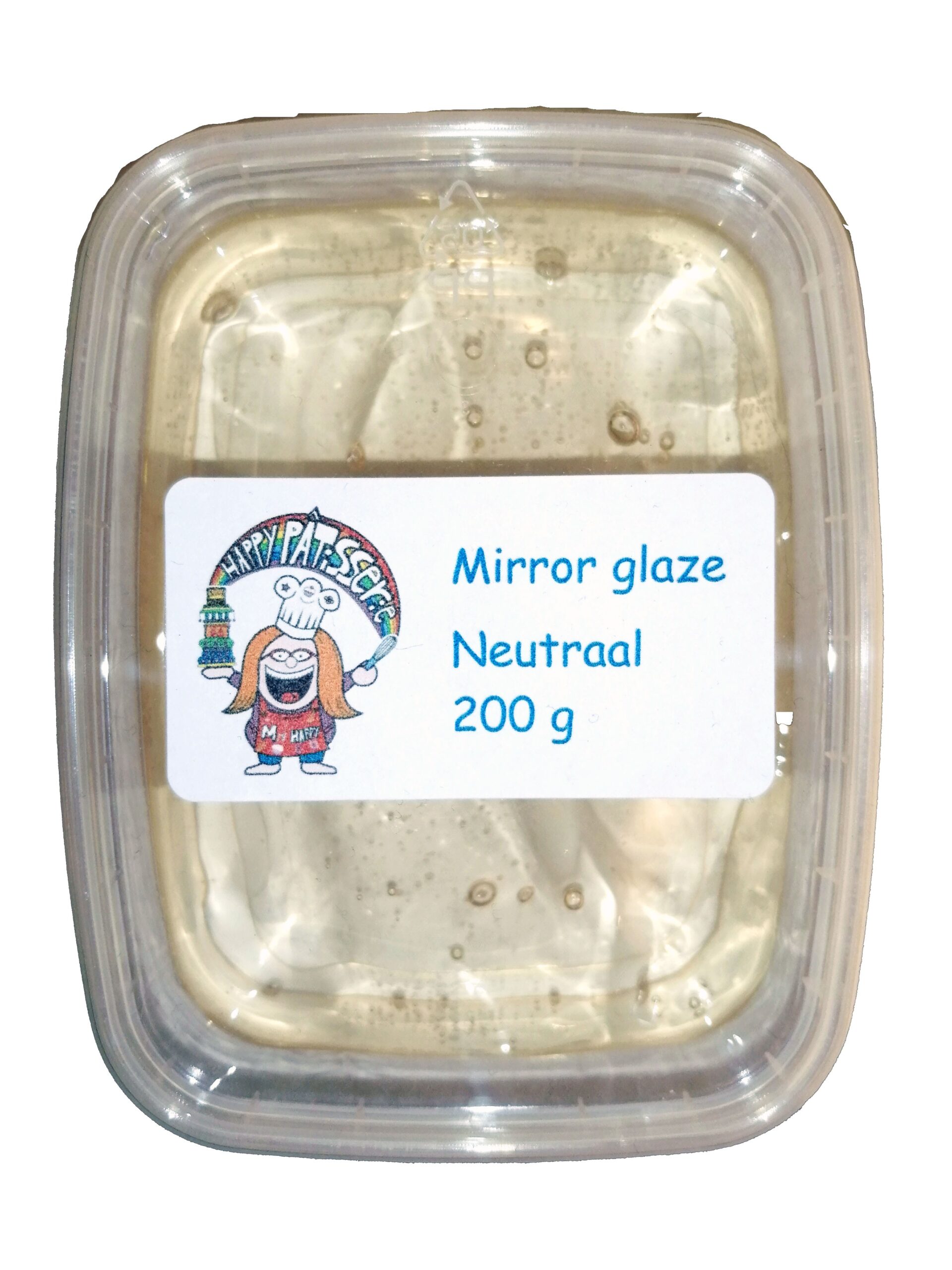 Nappage Miroir neutre 200 g - spiegel glazuur transparant