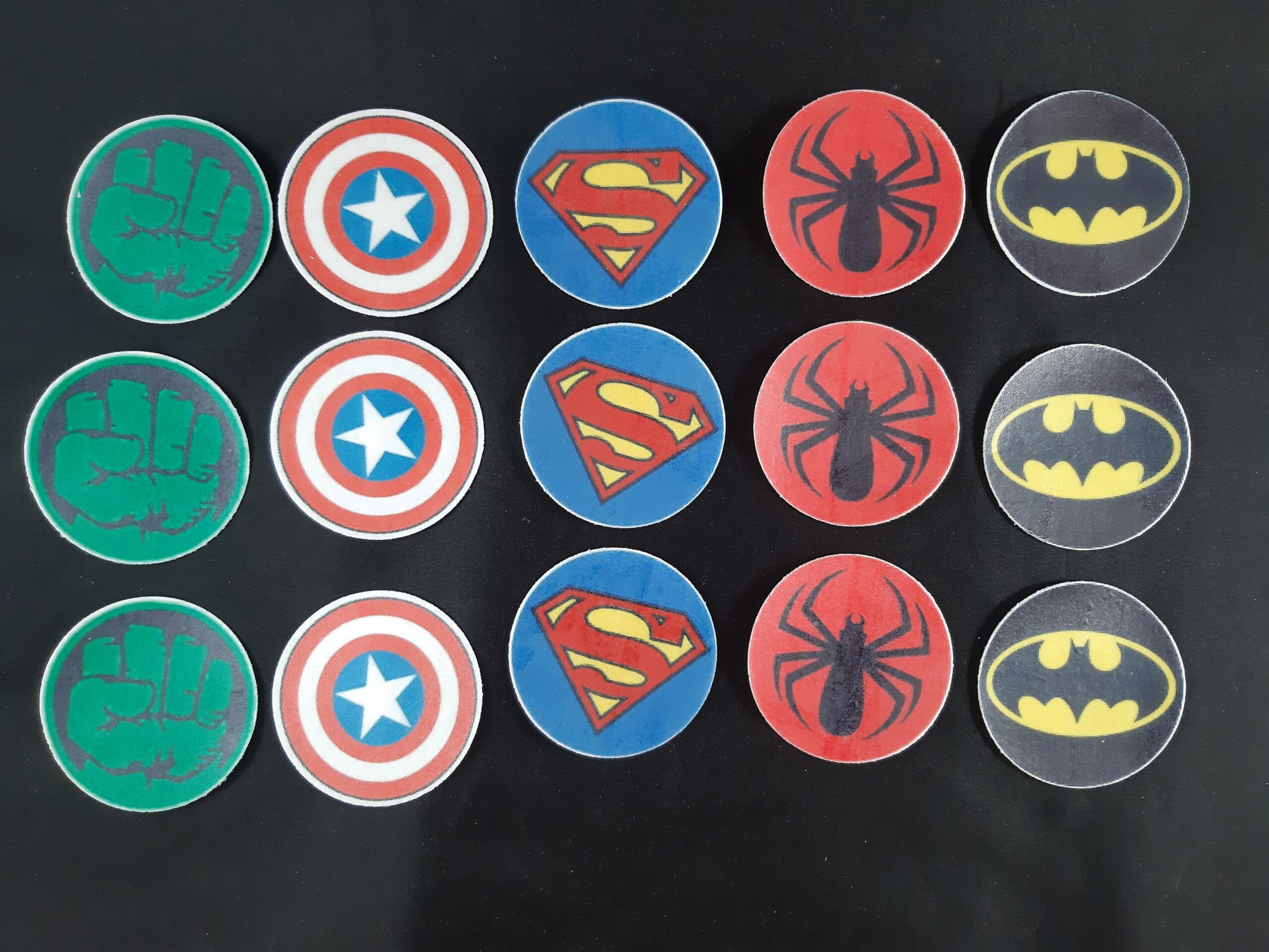 superheld schijf cupcake - Afbeelding 2