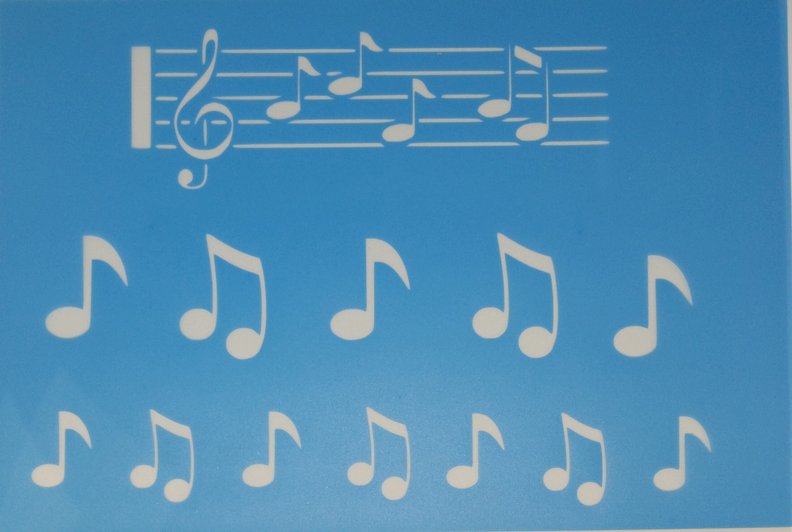 musique pochoir - stencil