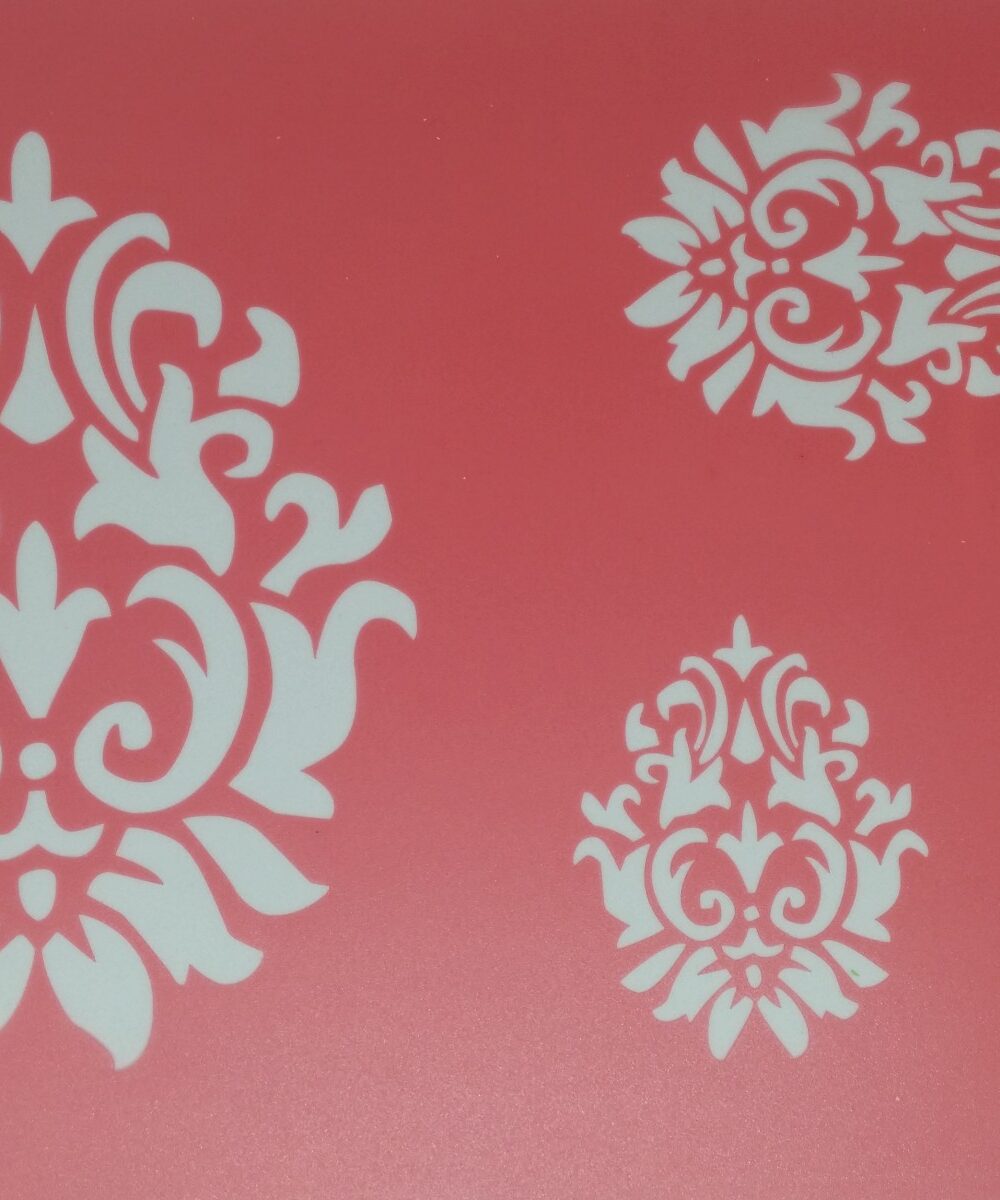 arabesque pochoir/ stencil gâteau