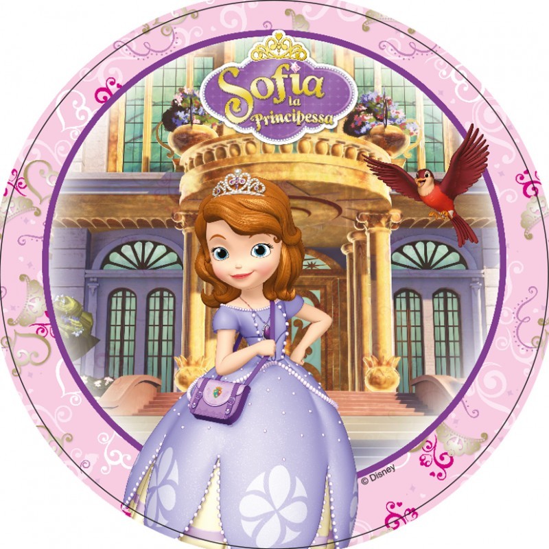 Princesse Sofia bordure rose