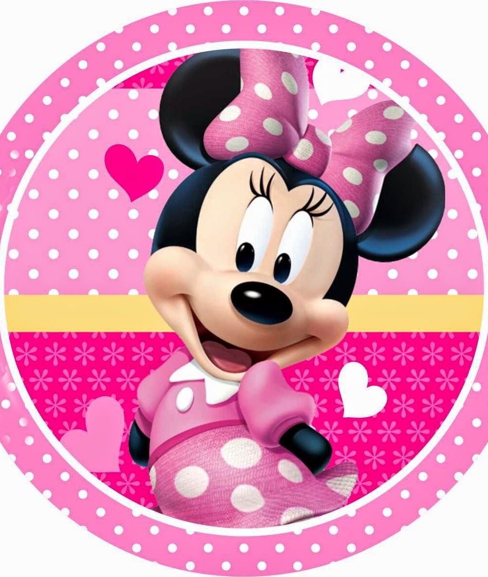Minnie avec coeur 20 cm azyme