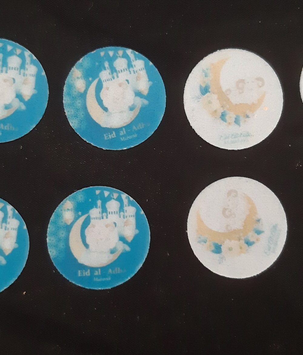 Eid mouton croissant décor 2,5 cm