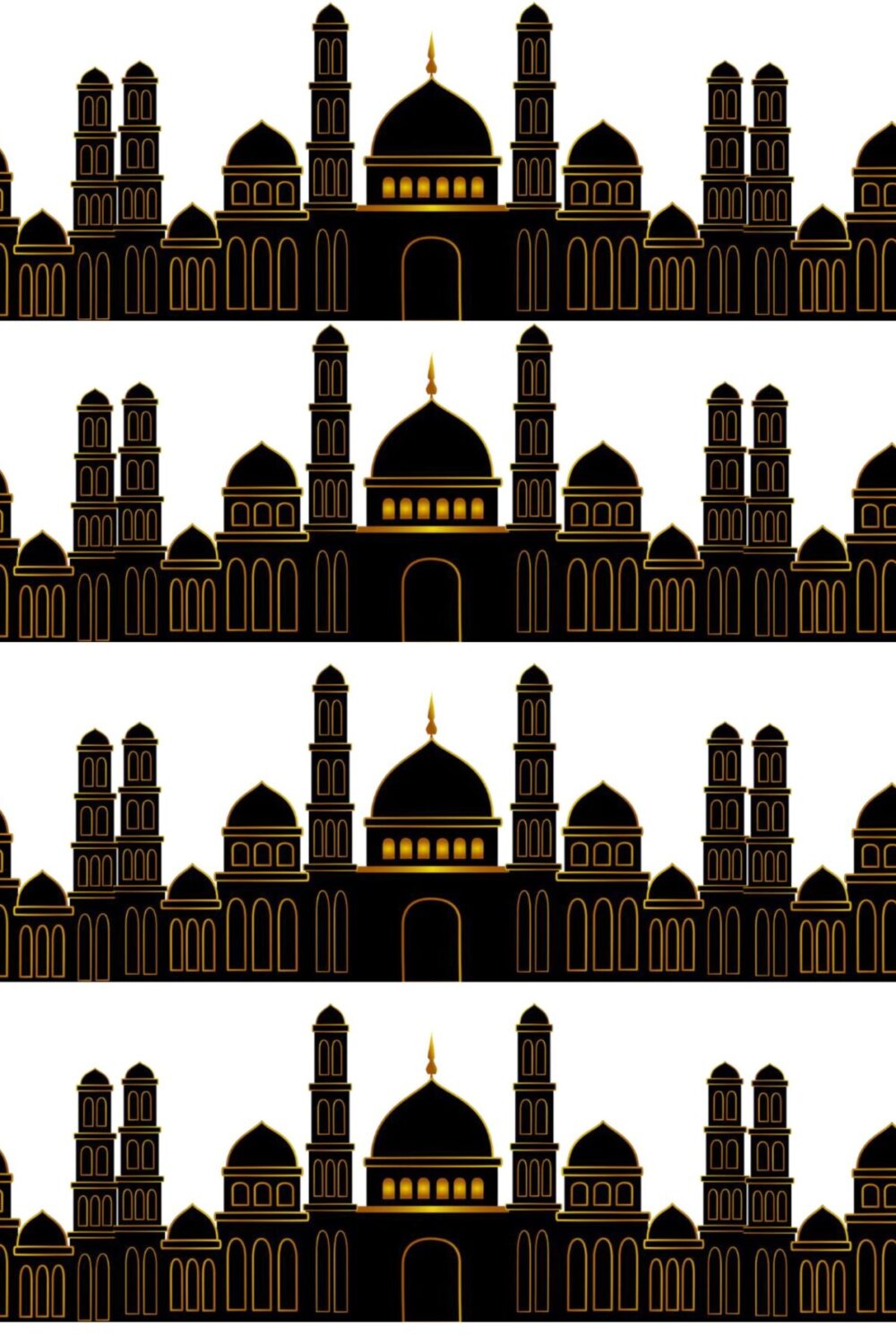contour mosquée