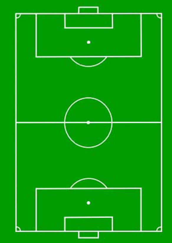 Terrain de foot classique A4.