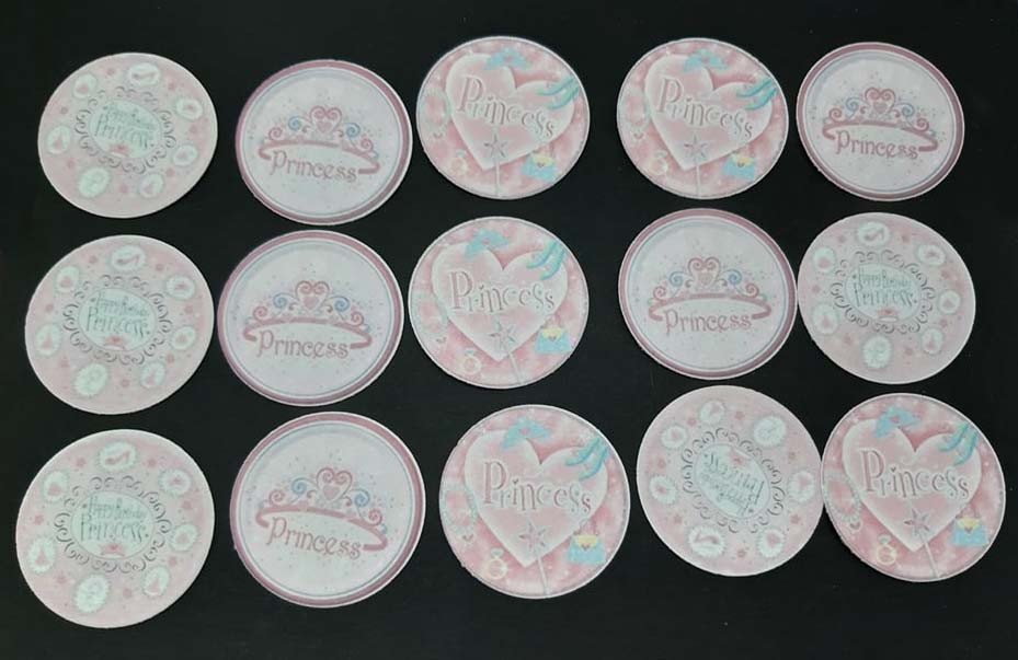 princess disques cupcake