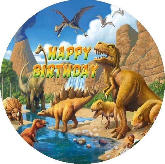 dinosaures Happy Birthday 20 cm