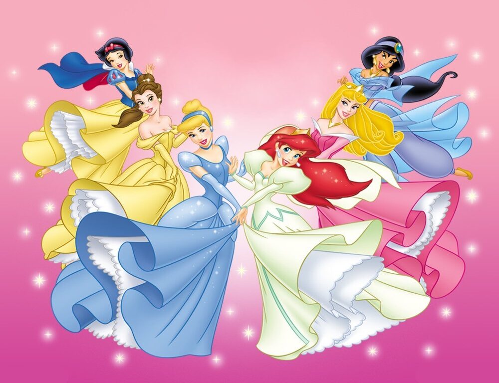 Princesses en robe de bal A4