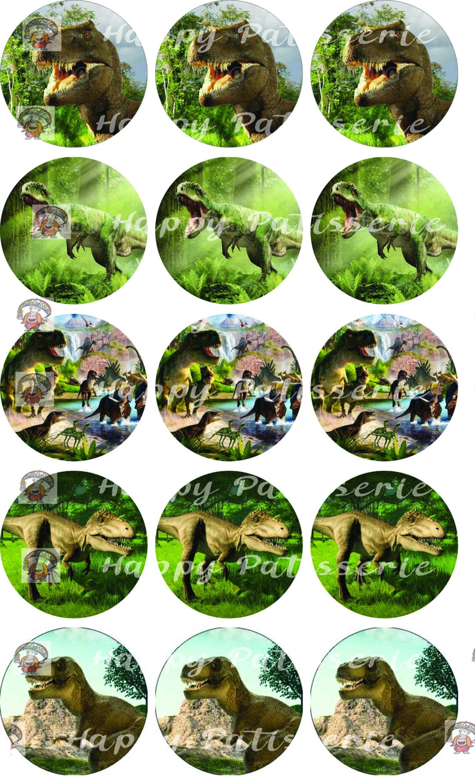 cupcakes dinosaures jurassic