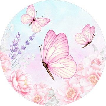 3 papillons
