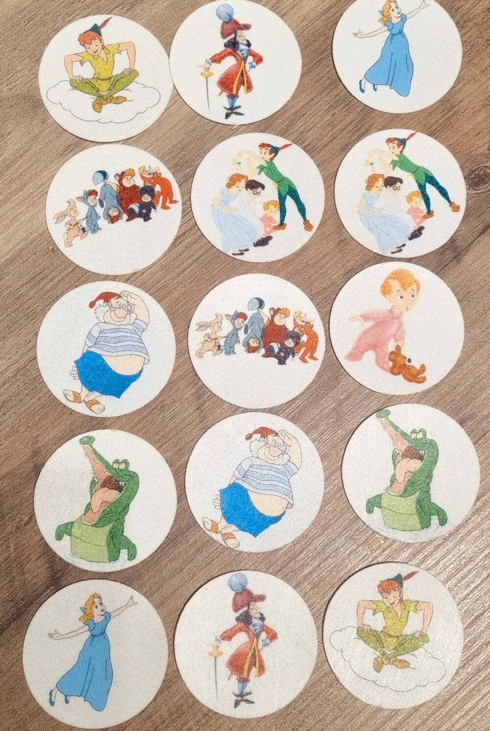 Peter Pan disques cupcake