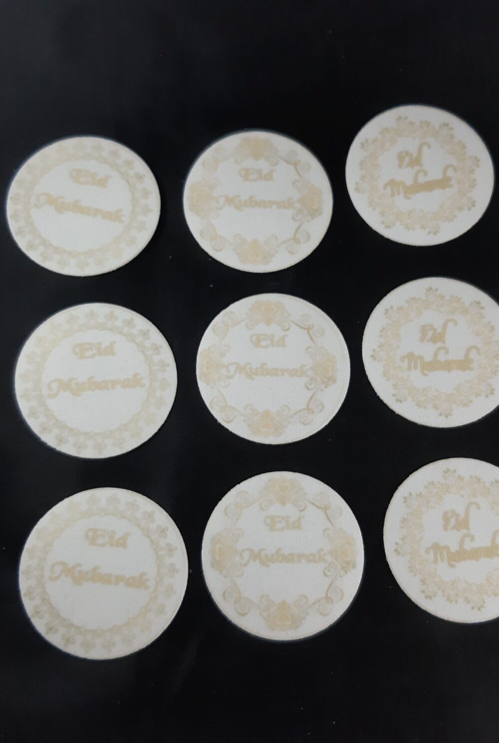Eid disques cupcake