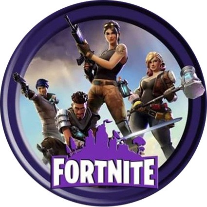 fortnite logo mauve