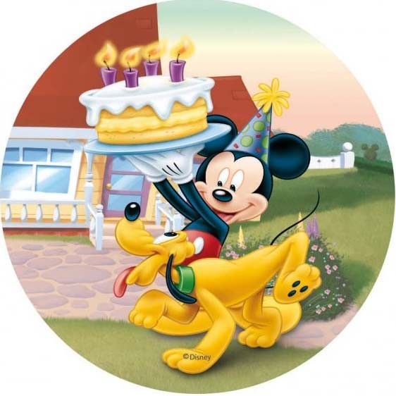 Mickey anniversaire 20 cm
