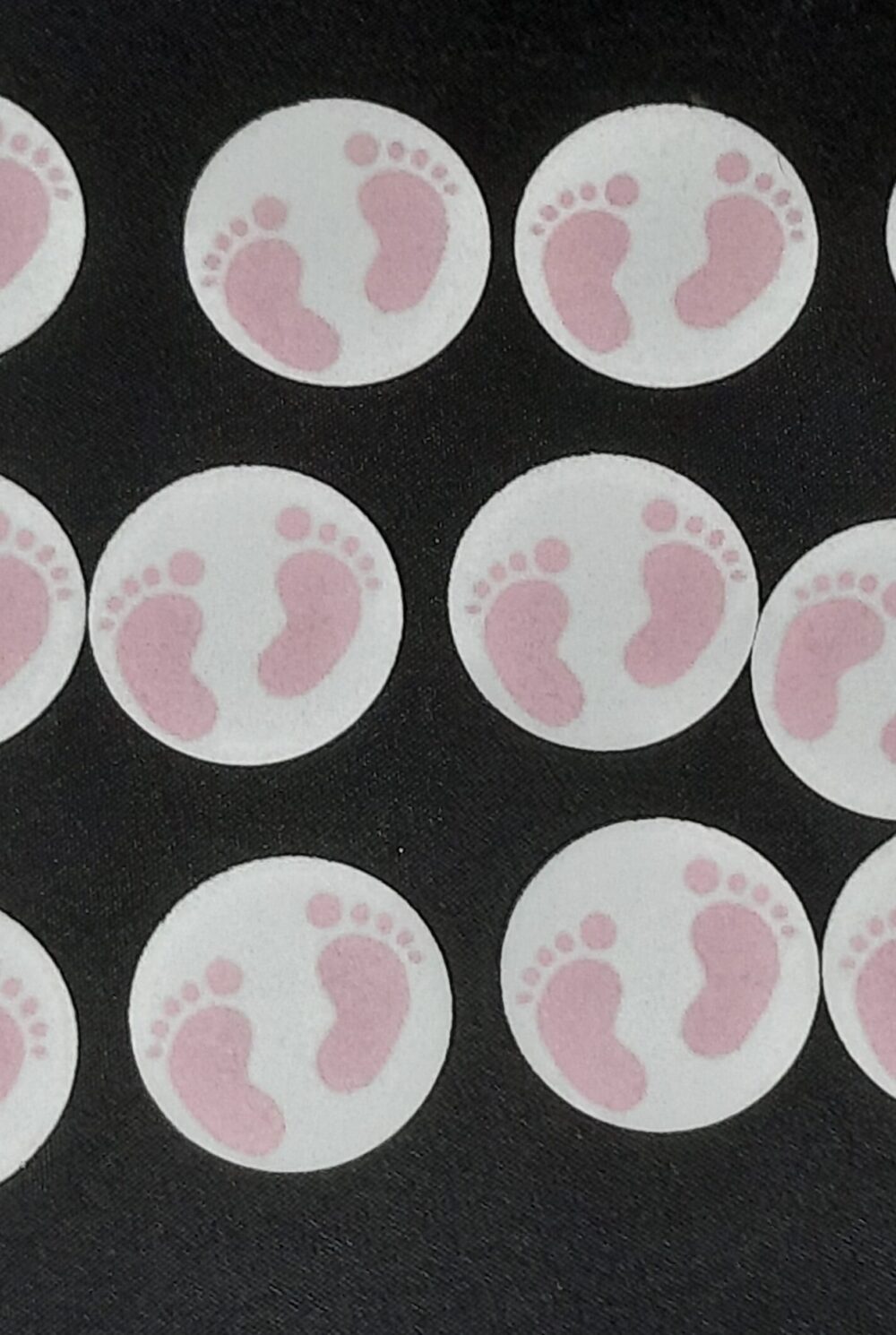 pieds rose décor 2,5 cm
