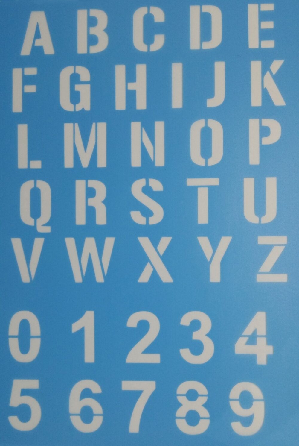 Chiffres et Lettres classique pochoir / stencil