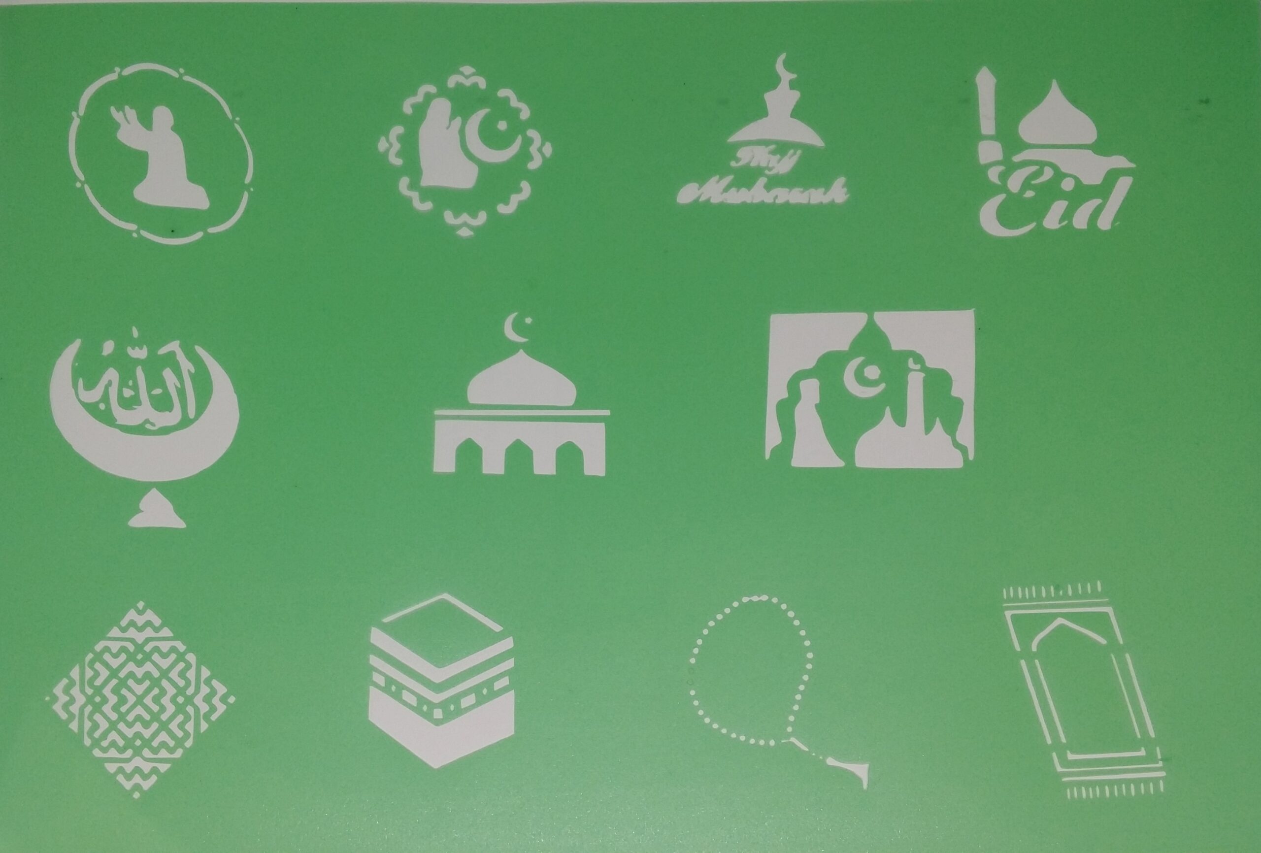 Hajj stencil - stencil